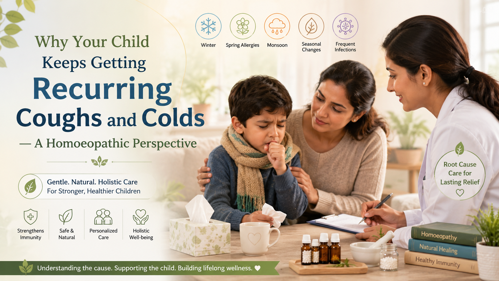 Why Your Child Keeps Getting Recurring Coughs and Colds — A Homoeopathic Perspective